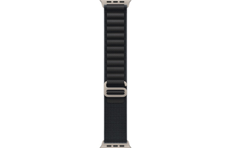 Apple Watch Ultra 3 (2025) 49mm Natural Titanium Case with Black Alpine Loop - Medium (GPS + Cellular)