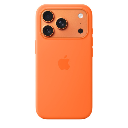 Чехол Apple iPhone 17 Pro Silicone Case with Magsafe Orange