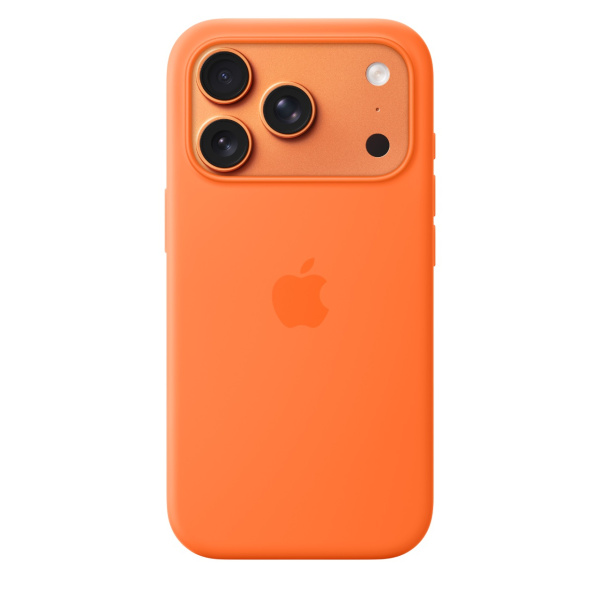 Чехол Apple iPhone 17 Pro Silicone Case with Magsafe Orange Чехол Apple iPhone 17 Pro Silicone Case with Magsafe Orange