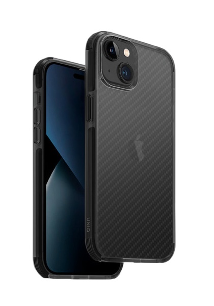 Чехол Uniq для iPhone 14 Plus Combat - Aramid Series Smoke