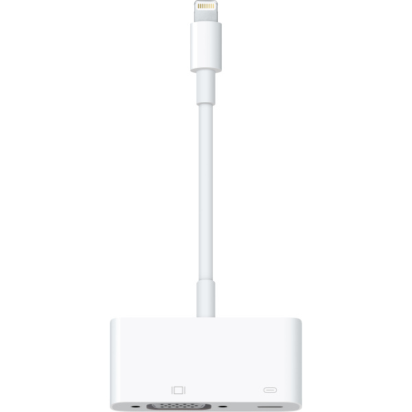 Разъем Apple Lightning (m) - VGA (f)/Lightning (f) (MD825ZM/A)