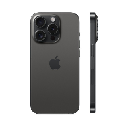 Смартфон Apple iPhone 15 Pro 256GB Black Titanium (Черный титан) nanoSIM + eSIM