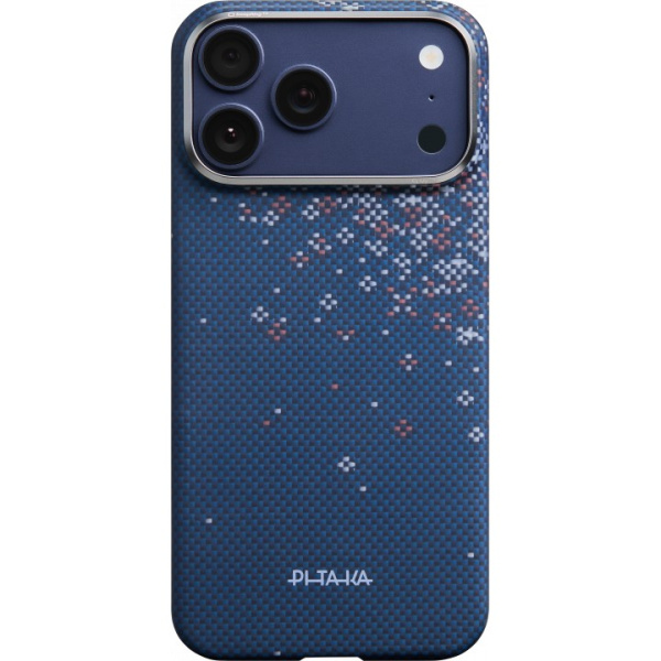 Защитный чехол Pitaka Sakura Hours для iPhone 17 Pro Max Nightfall Blue