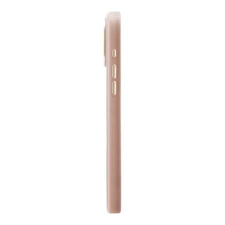 Защитный чехол Uniq Coehl Muse Leatherette MagSafe для iPhone 15 Pro с ремешком Dusty Nude