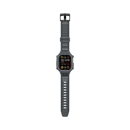 Ремешок с чехлом Spigen Rugged Armor Pro для Apple Watch Ultra 49mm Dark Grey