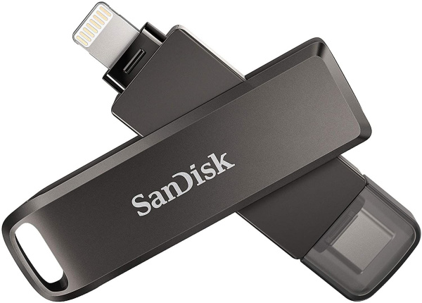 Флешка SanDisk iXpand Luxe USB-С/Lightning 64 ГБ