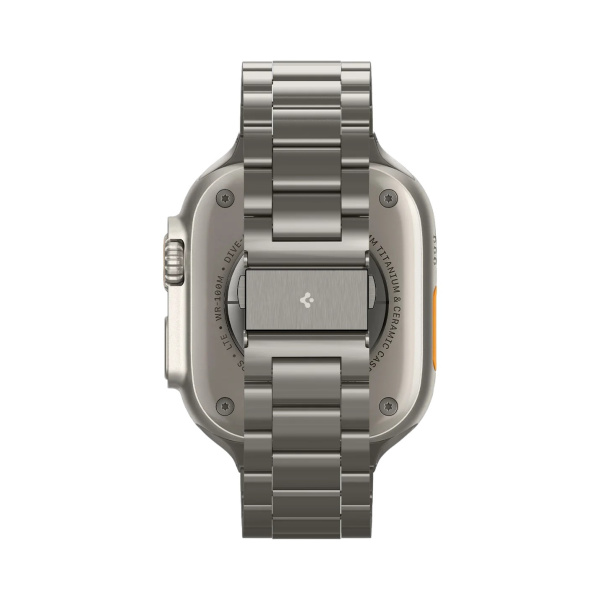 Ремешок Spigen Modern Fit для Apple Watch 44/45/46/49mm Natural Titanium