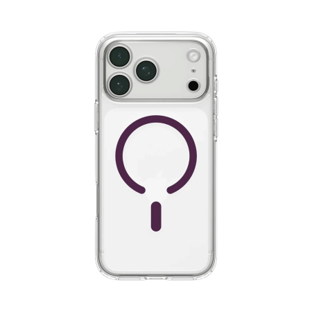 Защитный чехол Spigen Ultra Hybrid MagSafe для iPhone 18 Pro / 17 Pro Clear Dark Cherry