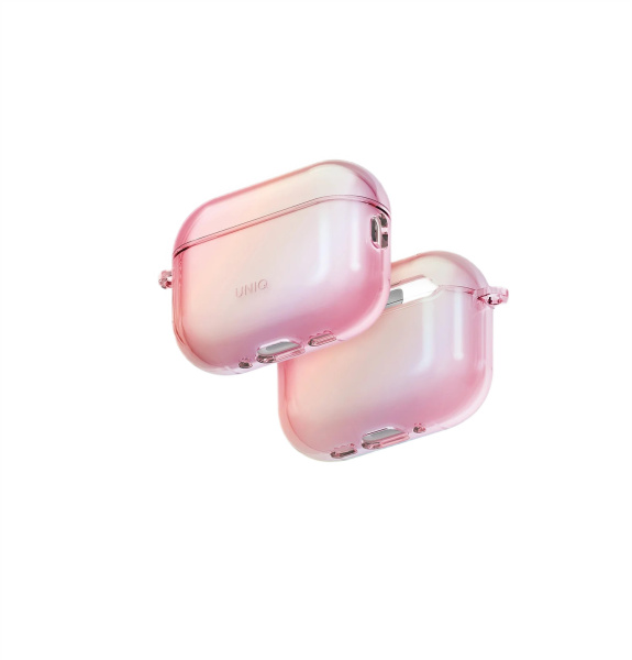 Защитный чехол Uniq для Airpods Pro 3 Iridescia (holographic) Pink Prism