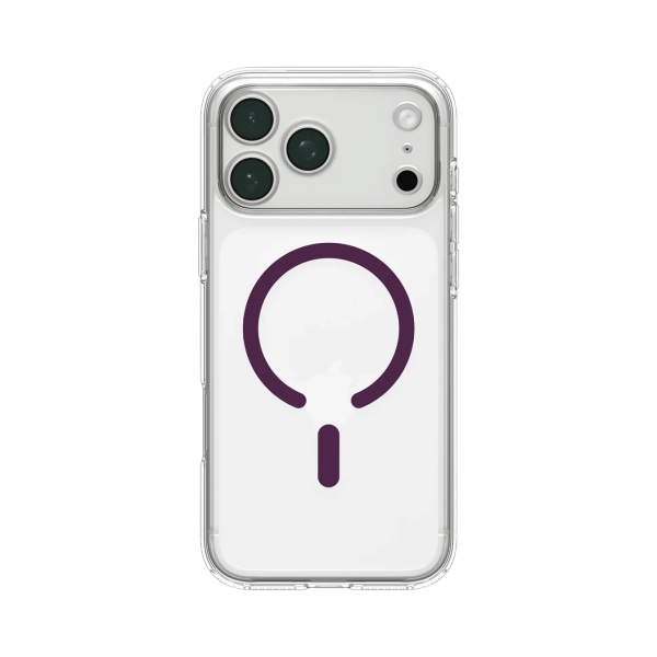 Защитный чехол Spigen Ultra Hybrid MagSafe для iPhone 18 Pro Max / 17 Pro Max Clear Dark Cherry