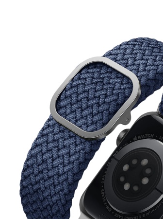 Ремешок Uniq для Apple Watch 42-45 mm ASPEN Strap Braided Blue