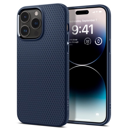 Защитный чехол Spigen Liquid Air для iPhone 14 Pro Navy Blue