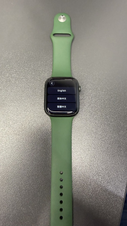 Apple Watch Series 7 45mm Green Aluminum Case with Clover Sport Band Б/У