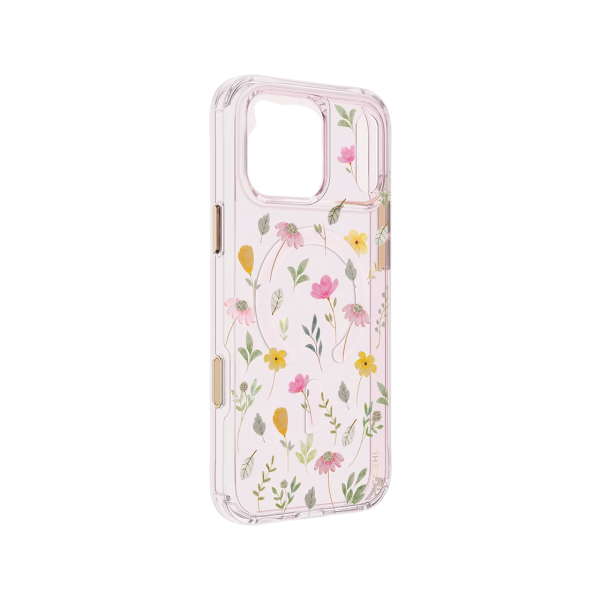 Защитный чехол Uniq COEHL IML EVIE (MagSafe) для iPhone 18 Pro/17 Pro Pink Blossom