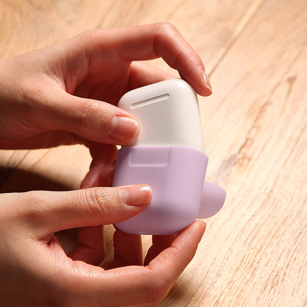 Чехол Elago для AirPods Silicone Сase Lavender