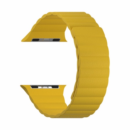 Ремешок Lyambda Pollux для Apple Watch 38-41 мм Yellow