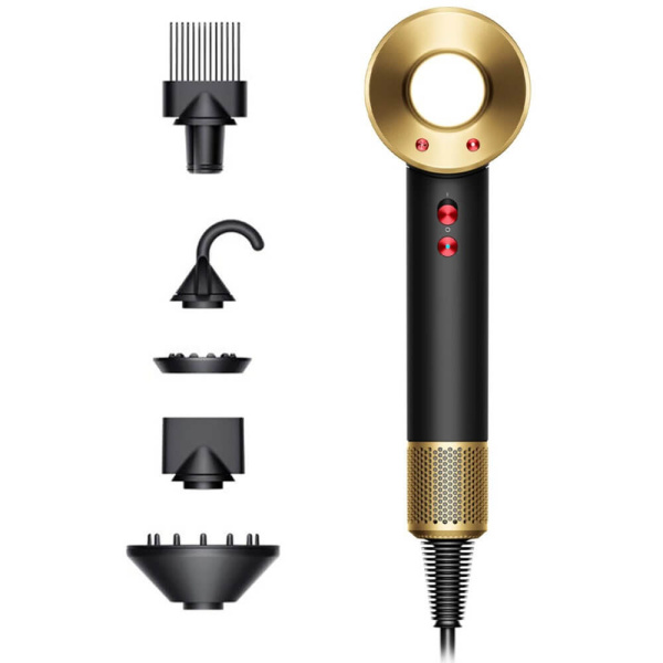 Фен для волос Dyson Supersonic HD07 Onyx Black/Gold