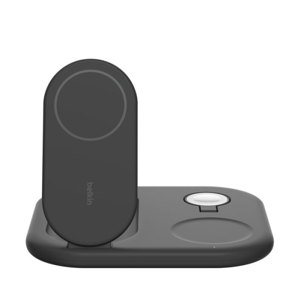 Беспроводная зарядная станция Belkin 3-в-1 Magnetic Foldable Wireless Charger with Qi2 15W Black