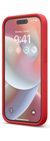 Чехол Elago для iPhone 14 Pro Premium Silicone Case Red