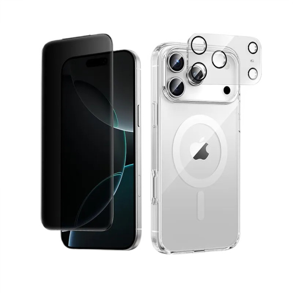 Стекло Uniq для iPhone 17 Pro OPTIX Camera Lens ClearShield FrameGuard Clear