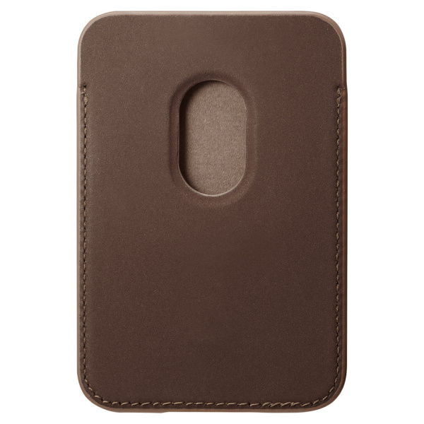 Чехол-бумажник Spigen Valentinus MagSafe Card Holder Brown
