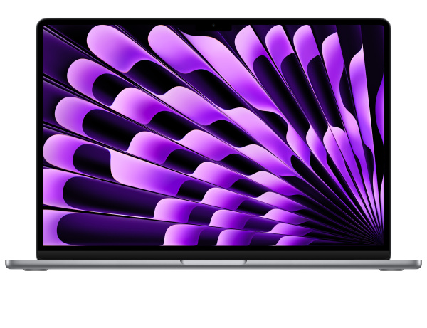 Ноутбук Apple MacBook Air 15  M3 (8-core CPU, 10-core GPU) / RAM 16GB / SSD 512GB Space Gray (Серый космос) 35W  MXD13