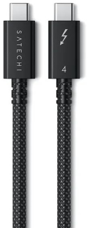 Кабель Satechi Thunderbolt 4 Pro Cable 1m Space Grey Кабель Satechi Thunderbolt 4 Pro Cable 1m Space Grey