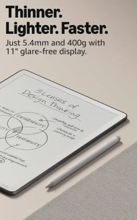Электронная книга Amazon Kindle Scribe (2025) 32Gb with Premium Pen Graphite (с подсветкой)
