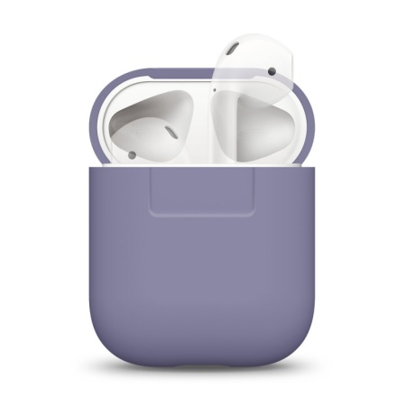 Чехол Elago для AirPods Silicone Сase Lavender Gray