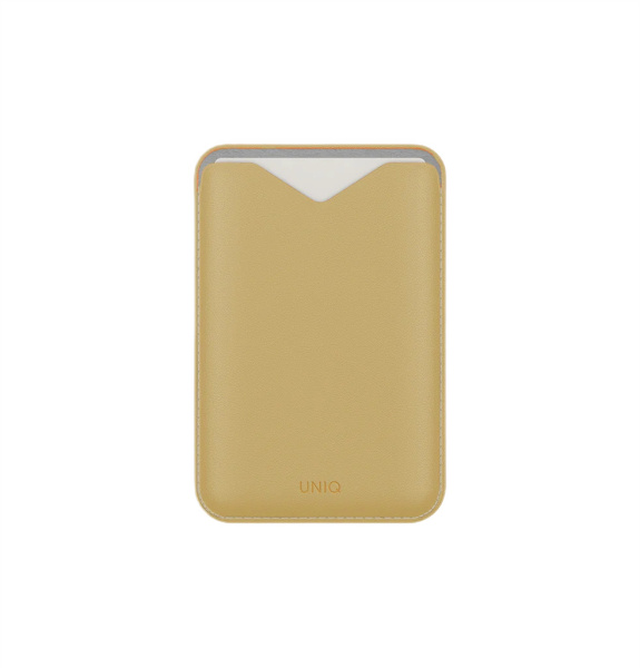 Магнитный бумажник Uniq Lyden EVO Magnetic cardholder with Stand Canary Yellow