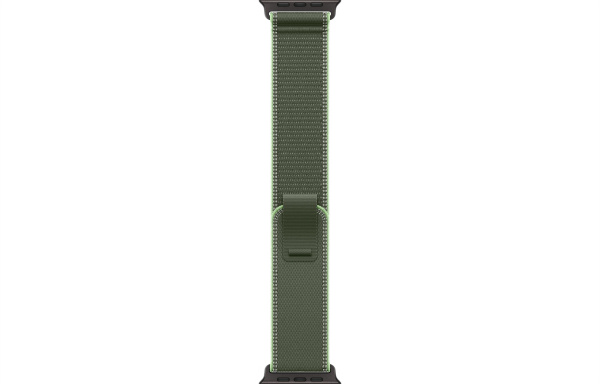 Apple Watch Ultra 3 (2025) 49mm Black Titanium Case with Green/Neon Blue Trail Loop (GPS + Cellular) (S/M)
