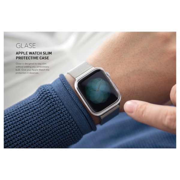 Чехол Uniq для Apple Watch 44 mm Glase Transparent