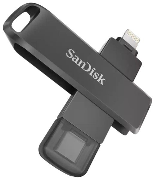 Флешка SanDisk iXpand Luxe USB-С/Lightning 64 ГБ