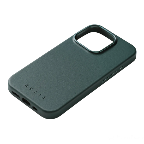 Защитный чехол Mujjo Full Leather Case for iPhone 16 Pro Max Livid Green
