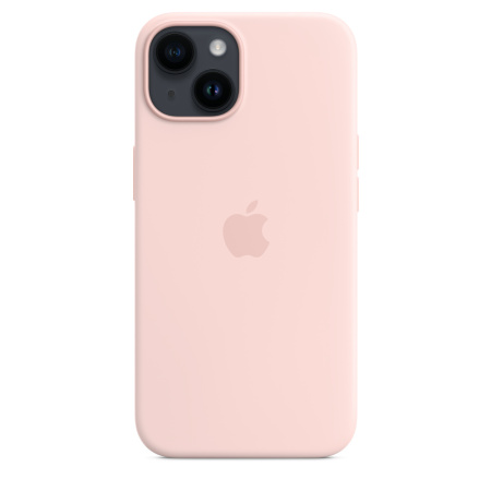 Чехол Apple iPhone 14 Silicone Case with MagSafe Chalk Pink