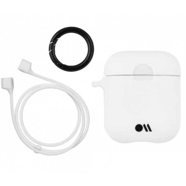 Чехол Case-Mate для AirPods c держателем White