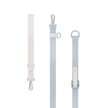 Ремешок на шею/руку Uniq Vista Flex 2-in-1 Lanyard and Handstrap Breeze Blue/Mist Grey
