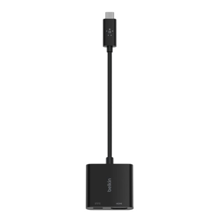 Адаптер Belkin USB-C to HDMI adapter with up to 60W of Power Delivery Black