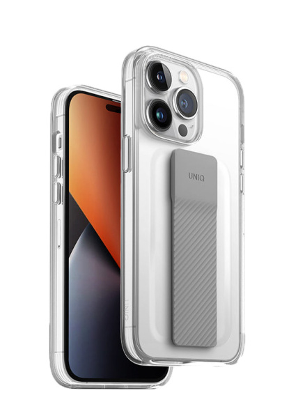 Чехол Uniq для iPhone 14 Pro Max Heldro Mount+Band Clear