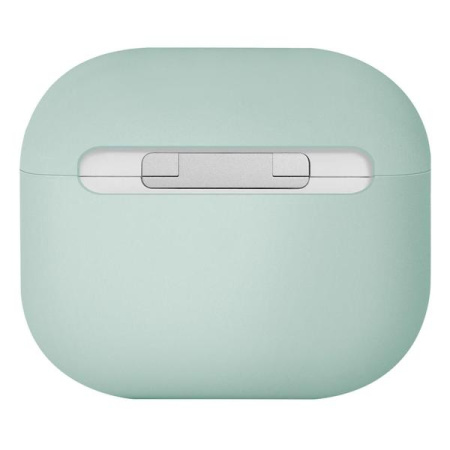 Чехол для AirPods 3 (2021) Uniq Lino Liquid Silicone Mint Green