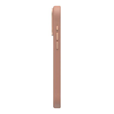 Защитный чехол Uniq Coehl Muse Leatherette MagSafe для iPhone 16 Pro с ремешком Dusty Nude