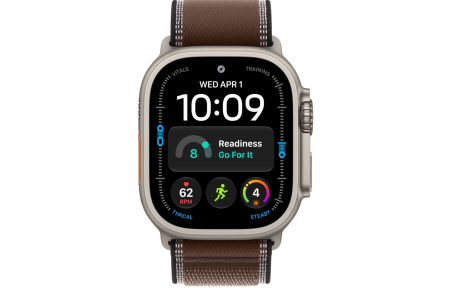 Часы Apple Watch Ultra 4 (2026) 49mm Natural Titanium Case with Dark Umber Trail Loop (GPS + Cellular) M/L