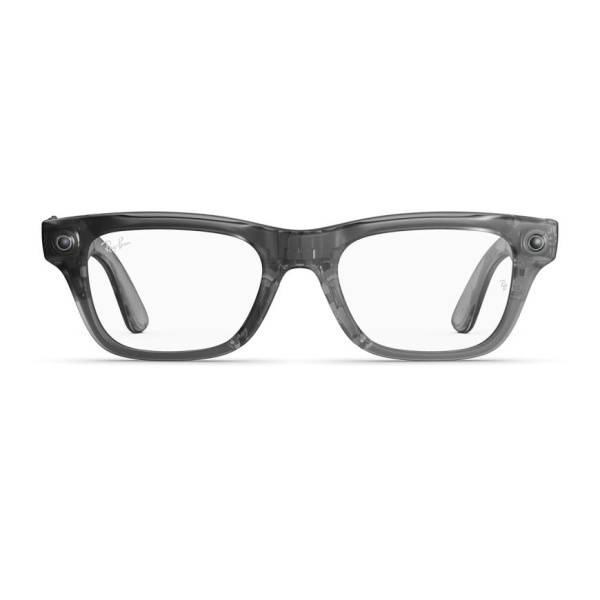 Умные очки Meta Ray-Ban Blayzer Optics (Gen2) Matte Transparent Ice Grey (S50)