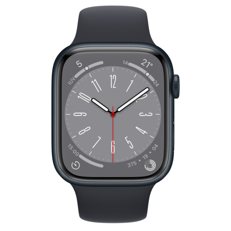 Apple Watch Series 8 45mm Midnight Aluminum Case with Midnight  Sport Band (GPS) M/L Б/У