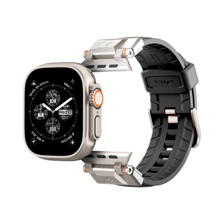 Ремешок Spigen Durapro Armor для Apple Watch 42/44/45/49мм Black Ремешок Spigen Durapro Armor для Apple Watch 42/44/45/49мм Black