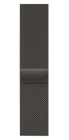 Apple Watch Series 9 45mm Graphite Stainless Steel Case with Graphite Milanese Loop (GPS + LTE)