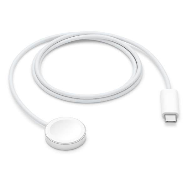 Кабель для зарядки Apple Watch Magnetic Charging Fast Charger to USB-C Cable (1m) OEM (уцененный, без упаковки)