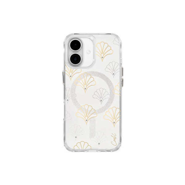 Защитный чехол UNIQ COEHL IML Maree (MagSafe) для iPhone 17 Sparkling Silver
