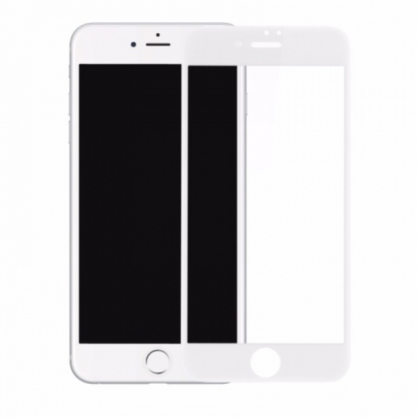 Защитное стекло для iPhone 8 Plus / 7 Plus Ainy Tempered Glass 0.2мм 5D Белое