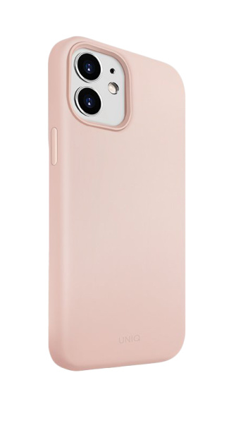 Защитный чехол Uniq Lino для iPhone 12 mini Pink